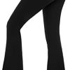 Flare Leggings for Women - High Waist Crossover Yoga Pants Tummy Control Bootcut Bell Bottom Jazz Lounge Leggings