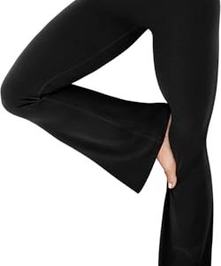Women's High Waist Flare Yoga Pants, No Front Seam, Casual Leggings with Tummy Control, 29/31/33" Inseam