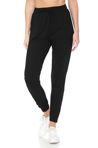 Women's Jogger Track Cuff Sweatpants with Pockets for Yoga, Workout