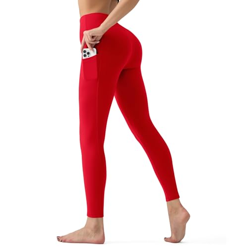 High Waisted Leggings for Women - Tummy Control Yoga Pants for Workout Running Athletic Women's Leggings Plus Size