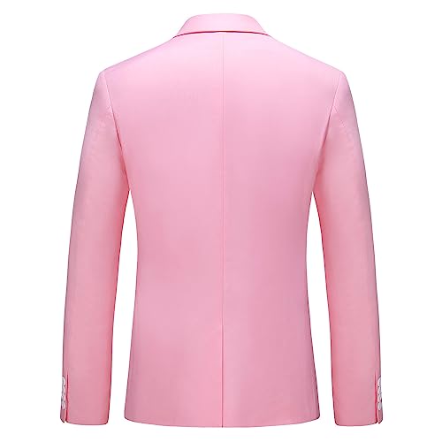Men's Suit Slim Fit 2 Button 2 Piece Suits for Men Party Formal Dress Solid Tuxedo Blazer Jacket Pants Set
