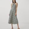 Organic Cotton Women's Fit & Flare Halter Dress