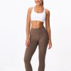 316xblOngfL.jpg Women's Strappy Sports Bras Light Compression Crop Criss Cross Back Padded Workout Yoga Bra Supportive U Neckline