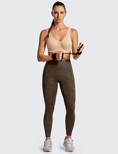 Women's Max Control Underwire Sports Bra High Impact Plus Size with Adjustable Straps Unlined Bra