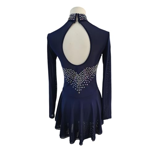 Ice Figure Skating Dress Girls Women Elegant Quality Crystals Competition Ice Dance Skirt Competition