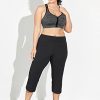 Women's Activewear Cotton Stretch Flare Capri