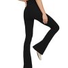 31CzH3owlsL.jpg Women's Casual Bootleg Yoga Pants V Crossover High Waisted Flare Workout Pants Leggings