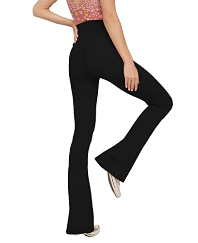 31CzH3owlsL.jpg Women's Casual Bootleg Yoga Pants V Crossover High Waisted Flare Workout Pants Leggings