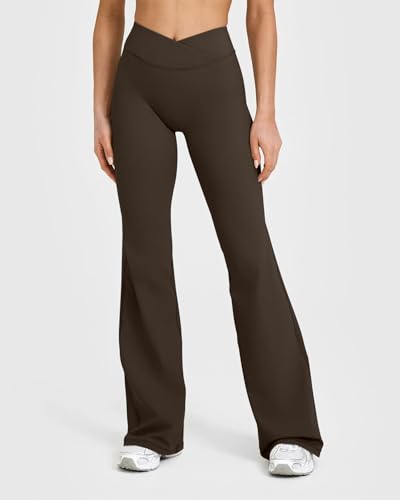 31DRwCj3MSL.jpg Yoga Pants Women High Waist Casual Soft Crossover Straight Leg