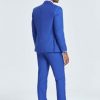 Men's Suit Slim Fit 2 Piece Prom Suits Two Button Jacket Pants Tuxedo Formal Wedding Dinner Business