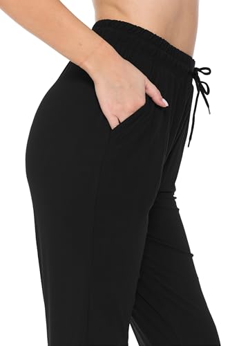 Women's Jogger Track Cuff Sweatpants with Pockets for Yoga, Workout