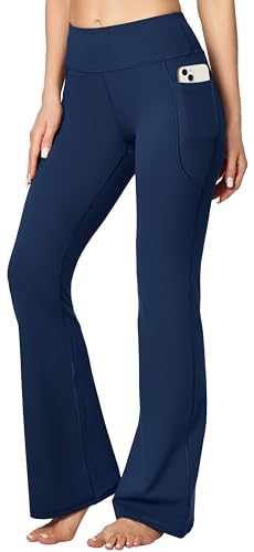 Women's Yoga Pants with Pockets for Women Bootcut Wide Leg Pants for Women High Waisted Workout Pants