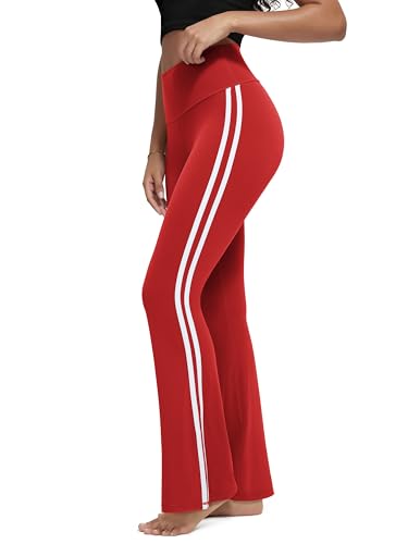 Cloud Feeling Flared Yoga Pants for Women, High Waist Casual Bootleg Lounge Pants, 30"/32" Inseam
