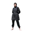 Islamic Long Sleeve Swimsuits for Women Modest Muslim 4 PCS | Full Cover Rash Guard Burkini | Arabic Swimwear