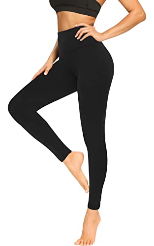 Soft Leggings for Women - High Waisted Tummy Control No See Through Workout Yoga Pants