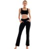 Flare Leggings for Women, High Waisted Yoga Pants with Pockets for Women Trousers