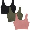 Women's 360 Stretch Longline Sport, Comfortable Wireless Bras, Seamless Full-Coverage for a Natural Shape