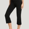 Women's Activewear Cotton Stretch Flare Capri