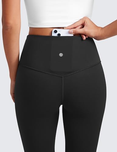 Butterluxe High Waist Mini Flared Leggings for Women 30"/31.5"/33'' - Bootcut Yoga Pants with Pocket Casual Lounge