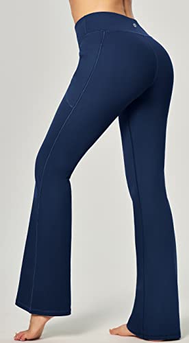 Women's Yoga Pants with Pockets for Women Bootcut Wide Leg Pants for Women High Waisted Workout Pants
