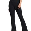 31RSEWV-dL.jpg Women's Crossover High Waist Flare Workout Leggings Bootcut Bell Bottom Yoga Pants with Tummy Control