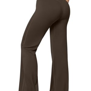 Yoga Pants Women High Waist Casual Soft Crossover Straight Leg