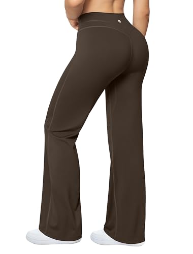 31TRlzAIVyL.jpg Yoga Pants Women High Waist Casual Soft Crossover Straight Leg