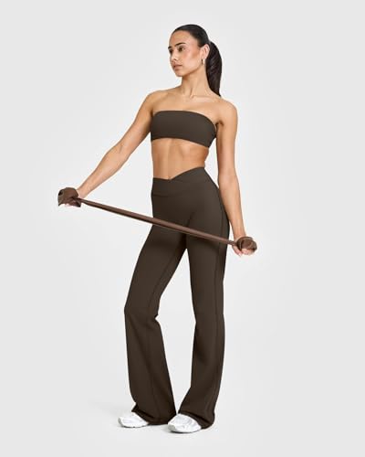 31U1CFm0UAL.jpg Yoga Pants Women High Waist Casual Soft Crossover Straight Leg