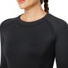 Long Sleeve Workout Tops for Women, Seamless Yoga Running Tops Breathable Athletic Shirts 3 Pack