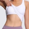 31VDeKDzobL.jpg Women's Longline Sports Bra Wirefree Padded Workout Yoga Tank Top