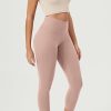 Women's Crossover Leggings with Back Pocket, 23" / 25" / 28" Buttery Soft V High Wasit Lounge Yoga Pants