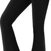 Flare Leggings for Women - High Waist Crossover Yoga Pants Tummy Control Bootcut Bell Bottom Jazz Lounge Leggings