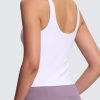 31Vgj61u16L.jpg Women's Longline Sports Bra Wirefree Padded Workout Yoga Tank Top
