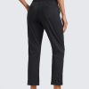 Womens Casual 7/8 Pants 27" - Lightweight Workout Outdoor Athletic Track Travel Lounge Joggers Pockets