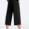 Womens' Yoga Pants with Pockets and Tummy Control High Waist in Flare Crop