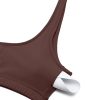 Butterluxe Mini Bra for Women - Scoop Neck Low Impact Wireless Sports Yoga Padded Workout Cami