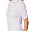 Women's Elbow Sleeve Golf Polo - Stretch, UPF 30+, Moisture-Wicking - Sport Shirt for Golf, Tennis & Pickleball