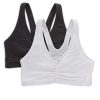 Women's X-Temp Wireless Low-Impact Stretch Pullover Racerbacj Bra, 2-Pack