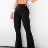Women's High Waist Flare Yoga Pants, No Front Seam, Casual Leggings with Tummy Control, 29/31/33" Inseam