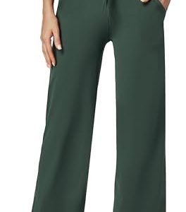 Wide Leg Yoga Pants for Women Sweatpants with Pockets Yoga Pants Flare Lounge Pants Loose High Waist Comfy Workout Dance