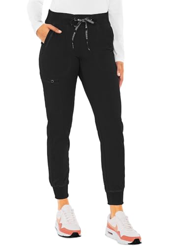 Touch Women's Scrub Pant Yoga Jogger with 5 Pockets & Drawstring Waistband - MC7710