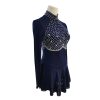 Ice Figure Skating Dress Girls Women Elegant Quality Crystals Competition Ice Dance Skirt Competition