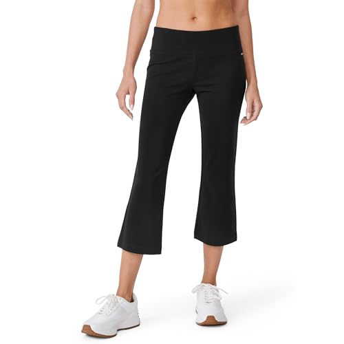 Women's Activewear Cotton Stretch Flare Capri
