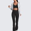 Butterluxe High Waist Mini Flared Leggings for Women 30"/31.5"/33'' - Bootcut Yoga Pants with Pocket Casual Lounge