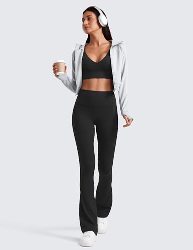 Butterluxe High Waist Mini Flared Leggings for Women 30"/31.5"/33'' - Bootcut Yoga Pants with Pocket Casual Lounge