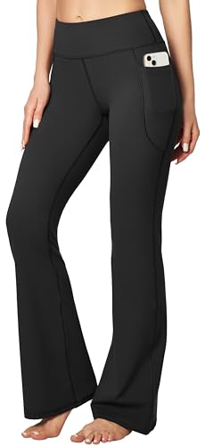 Women's Yoga Pants with Pockets for Women Bootcut Wide Leg Pants for Women High Waisted Workout Pants