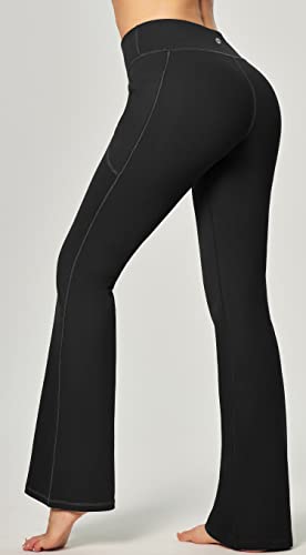 Women's Yoga Pants with Pockets for Women Bootcut Wide Leg Pants for Women High Waisted Workout Pants