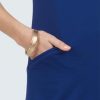Athleisure Wear Sun Protective UPF 50+ Icefil Cooling-Solid Sleeveless Mock Dress-58000