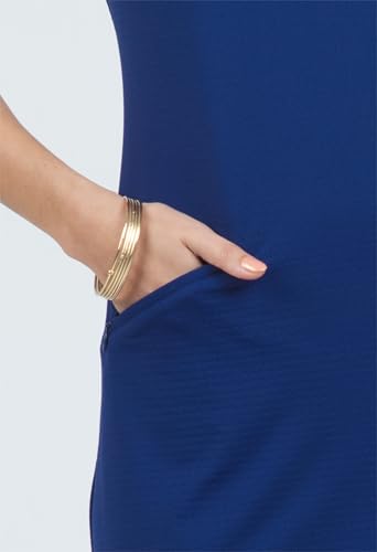 Athleisure Wear Sun Protective UPF 50+ Icefil Cooling-Solid Sleeveless Mock Dress-58000