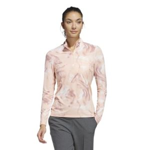 Women's Ultimate365 Printed Quarter-Zip Mock Long Sleeve Shirt
